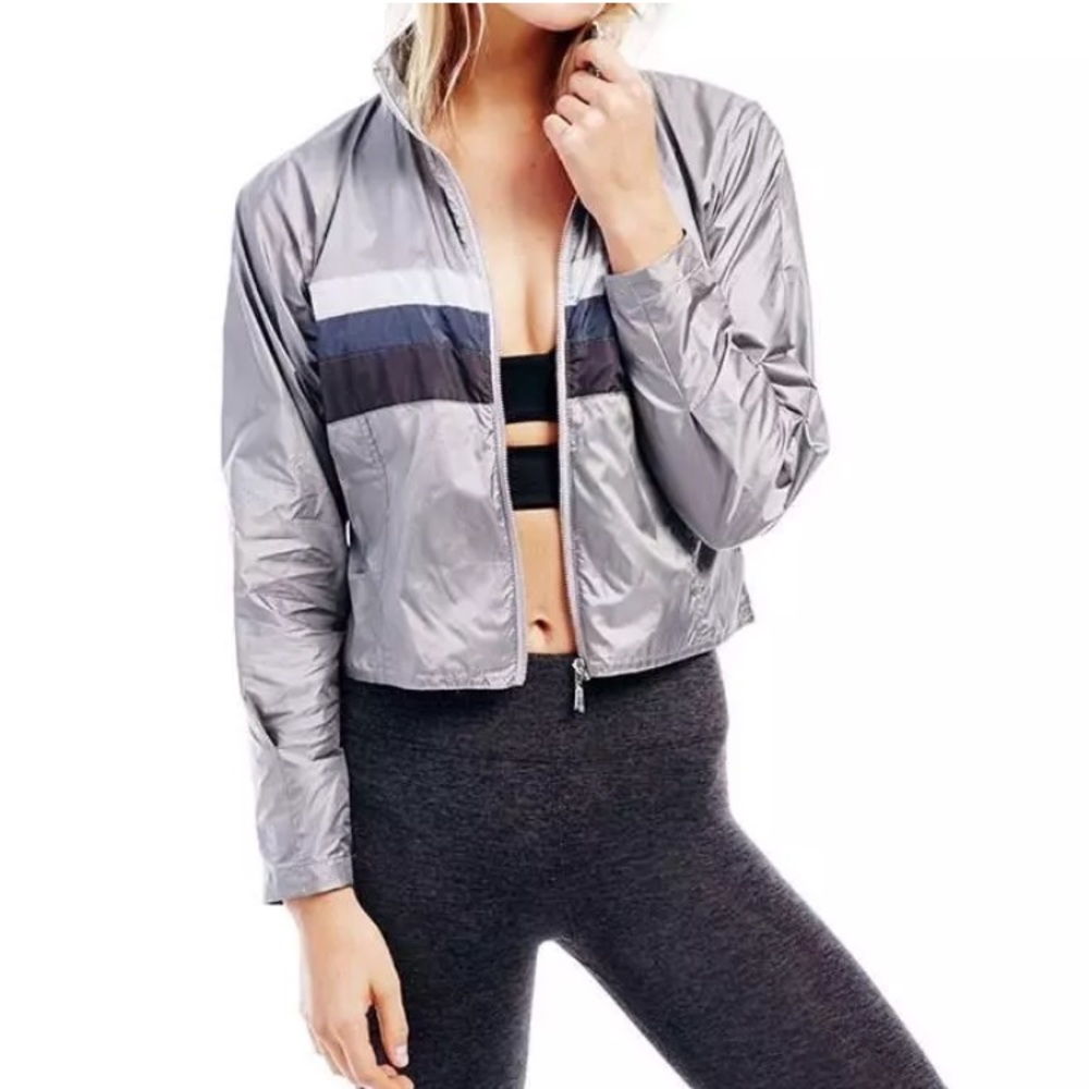 Free People Ibiza Gray Jacket Size Medium NWT